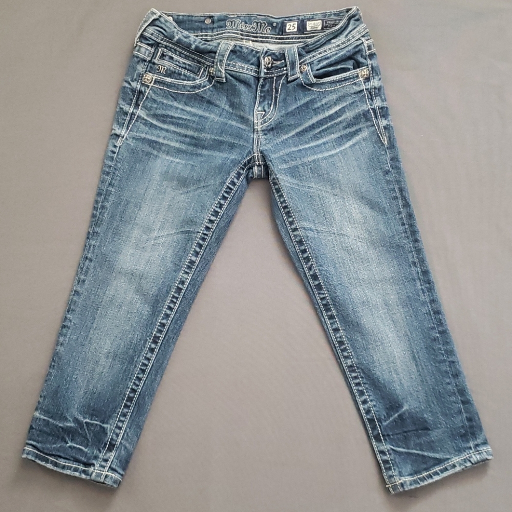 Miss Me crop jeans size 25